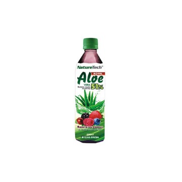 NATURE TECH ALOE VERA SUGAR FREE PET 500ml - (FOREST FRUITS)