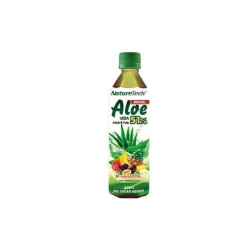 NATURE TECH ALOE VERA SUGAR FREE PET 500ml - (TROPICAL MIX)
