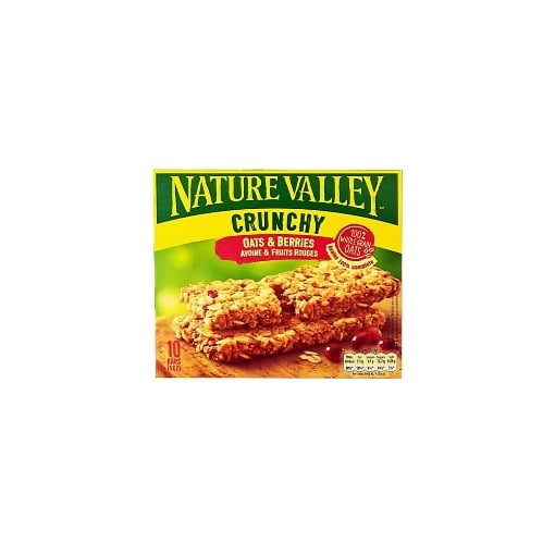 NATURE VALLEY ΤΡΑΓΑΝΕΣ ΜΠΑΡΕΣ ΒΡΩΜΗΣ ΜΕ OATS & BERRIES (5x42gr.) - (4+1 ΔΩΡΟ)