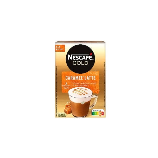 NESCAFE GOLD ΦΑΚΕΛΑΚΙ 136gr. - (8x17gr.) (CARAMEL LATTE)