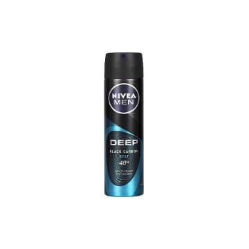 NIVEA DEO SPRAY MEN 150ml - (DEEP BLACK CARBON BEAT)