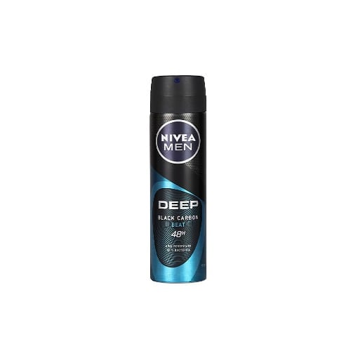 NIVEA DEO SPRAY MEN 150ml - (DEEP BLACK CARBON BEAT)