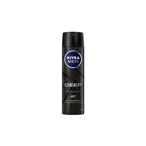 NIVEA DEO SPRAY MEN 150ml - (DEEP BLACK CARBON)