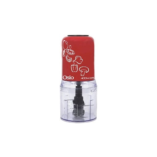 OSIO ΜΠΛΕΝΤΕΡ ΜΕ ΔΟΧΕΙΟ 500ml (400w) - (ΚΟΚΚΙΝΟΣ)