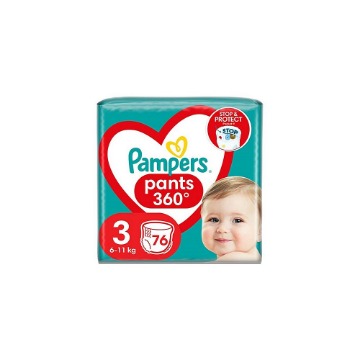 PAMPERS PANTS Νο 3 - (76τεμ.) (6-11kg)