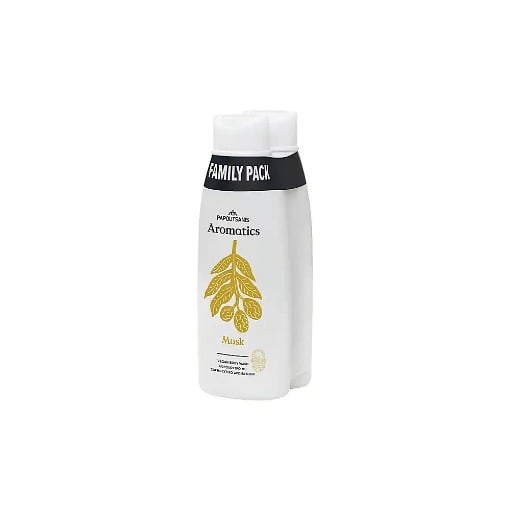PAPOUTSANIS AROMATICS ΑΦΡΟΛΟΥΤΡΟ FAMILY PACK 2x650ml - (MUSK)