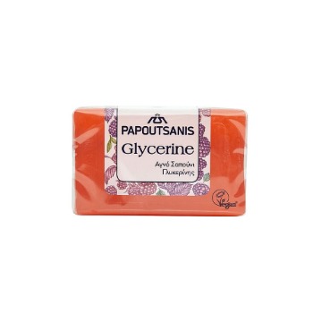 PAPOUTSANIS ΣΑΠΟΥΝΙ 125gr. ΓΛΥΚΕΡΙΝΗΣ - (ΚΟΚΚΙΝΟ)