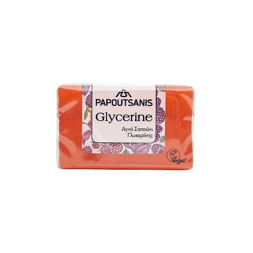 PAPOUTSANIS ΣΑΠΟΥΝΙ 125gr. ΓΛΥΚΕΡΙΝΗΣ - (ΚΟΚΚΙΝΟ)