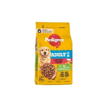 PEDIGREE ΣΚΥΛΟΤΡΟΦΗ 1,4kg ADULT - (ΜΟΣΧΑΡΙ & ΛΑΧΑΝΙΚΑ)