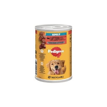 PEDIGREE ΣΚΥΛΟΤΡΟΦΗ ΠΑΤΕ 400gr. - (ΜΟΣΧΑΡΙ & ΣΥΚΩΤΙ & ΚΑΡΟΤΑ)