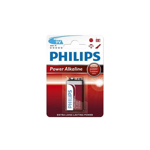 PHILIPS ΜΠΑΤΑΡΙΑ ΑΛΚΑΛΙΚΗ 9V - (ΜΕ ΦΟΡΟ 0,04€)