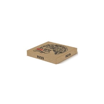 PIZZA KRAFT (ITS PIZZA TIME) - (20x20x4cm) - 100τεμ. - (MICROWELLE)