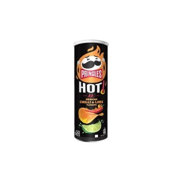 PRINGLES ΤΣΙΠΣ 160gr - (HOT MEXICAN CHILLI & LIME)