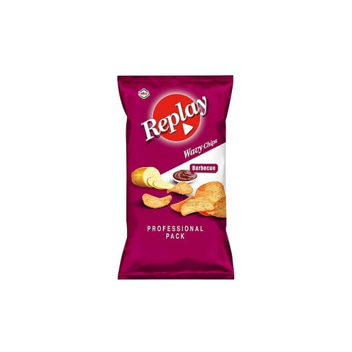 REPLAY WAVY CHIPS PROFESSIONAL 270gr. - (BARBEQUE)