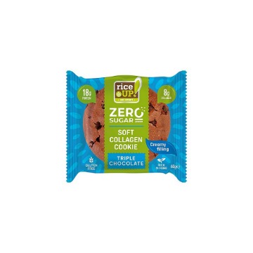 RICE UP ΜΠΙΣΚΟΤΟ ΜΕ ΚΟΛΛΑΓΟΝΟ 60gr. - (ΤΡΙΠΛΗ ΣΟΚΟΛΑΤΑ)