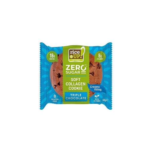 RICE UP ΜΠΙΣΚΟΤΟ ΜΕ ΚΟΛΛΑΓΟΝΟ 60gr. - (ΤΡΙΠΛΗ ΣΟΚΟΛΑΤΑ)