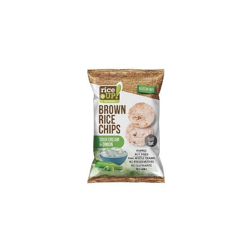 RICE UP ΤΣΙΠΣ ΟΛΙΚΗΣ 60gr. - (SOUR CREAM & ONION)