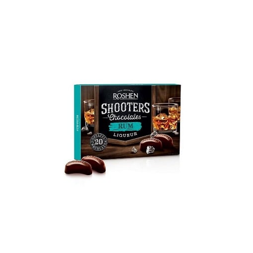 ROSHEN SHOOTERS ΣΟΚΟΛΑΤΑΚΙΑ ΜΕ ΛΙΚΕΡ 150g - (RUM)