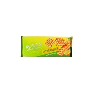 ROSHEN WAFERS SANDWICH ΤΡΑΓΑΝΗ ΓΚΟΦΡΕΤΑ 142gr. - (ΛΕΜΟΝΙ)