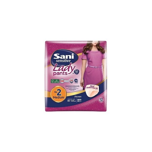 SANI LADY ΠΑΝΑ ΑΚΡΑΤΕΙΑΣ Νo 2 (12τεμ.) - (MEDIUM)
