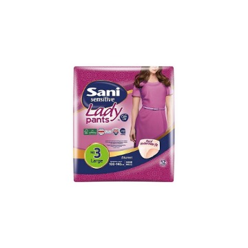 SANI LADY ΠΑΝΑ ΑΚΡΑΤΕΙΑΣ Νo 3 (12τεμ.) - (LARGE)