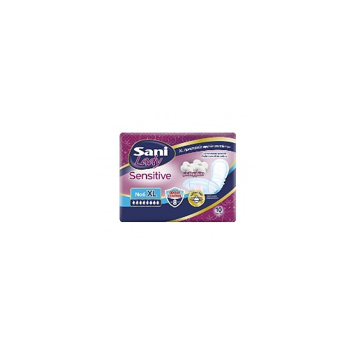 SANI LADY ΣΕΡΒΙΕΤΑ ΑΚΡΑΤΕΙΑΣ SENSITIVE Νο6 EXTRA LARGE 10TMX Σ16 