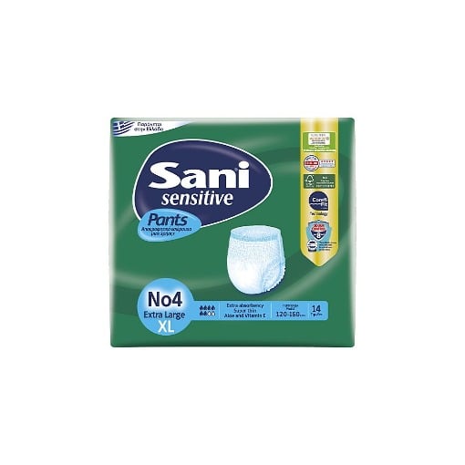 SANI PANTS ΑΚΡΑΤΕΙΑΣ No 4 (14τεμ.) - (EXTRA LARGE)
