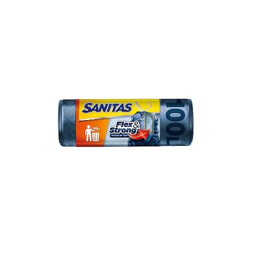 SANITAS ΣΑΚΟΥΛΑ ΑΠΟΡ/ΤΩΝ ΚΟΡΔΟΝΙ (70x90cm)(100 lt) (8τεμ.) - (FLEX AND STRONG)