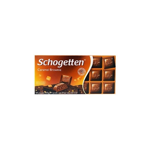 SCHOGETTEN ΣΟΚΟΛΑΤΑ 100gr. (ΓΑΛΑΚΤΟΣ ΜΕ ΚΑΡΑΜΕΛΑ & BROWNIE)