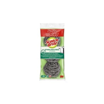 SCOTCH BRITE ΣΦΟΥΓΓΑΡΑΚΙΑ INOX - (2+1τεμ.)