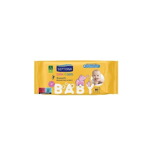 SEPTONA ΜΩΡΟΜΑΝΤΗΛΑ CALM N CARE (80τεμ.) - (ΧΑΜΟΜΗΛΙ)