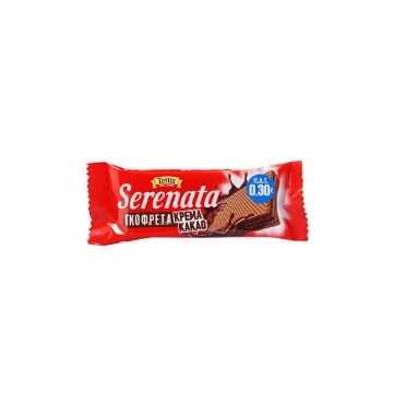 SERENATA ΓΚΟΦΡΕΤΑ (20τεμ. x 25gr. ) - (ΚΡΕΜΑ ΚΑΚΑΟ)