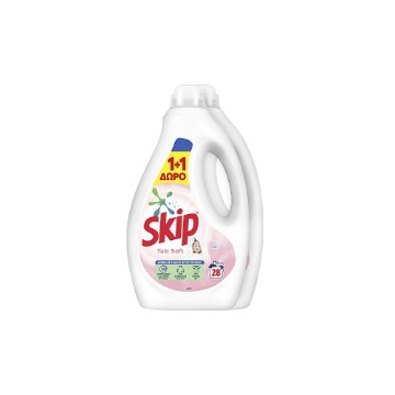 SKIP ΥΓΡΟ  28μεζ. (1,40 lit) - (1+1ΔΩΡΟ) (TALC SOFT)