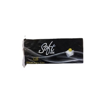 SOFTCARE ΧΑΡΤΙ ΥΓΕΙΑΣ 10 ΡΟΛΛΑ 4Φ 95gr. - (SILK)