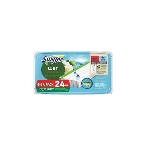 SWIFFER ΑΝΤΑΛΛΑΚΤΙΚΑ ΥΓΡΑ ΠΑΝΑΚΙΑ (24τεμ.)