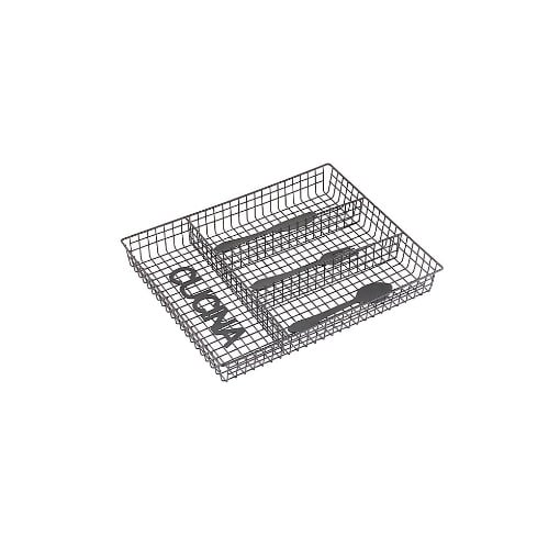TNS ΚΟΥΤΑΛΟΘΗΚΗ ΜΕΤΑΛΛΙΚΗ (32x26cm) - (W3333-4C)