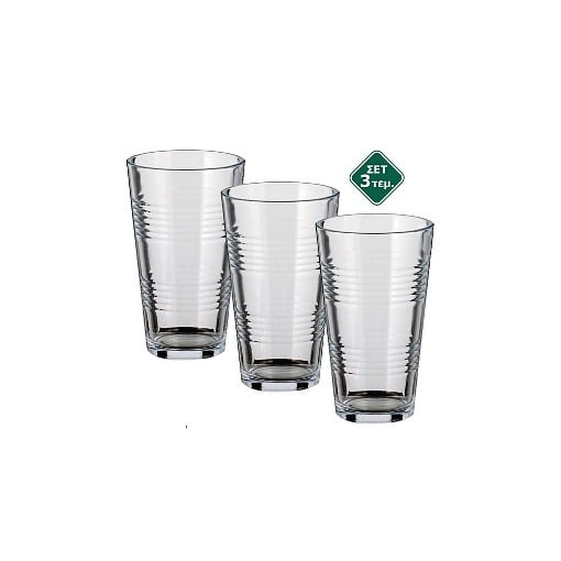 TNS ΠΟΤΗΡΙ ΓΥΑΛΙΝΟ ΝΕΡΟΥ 464ml (3τεμ.) - (03-950-4114)