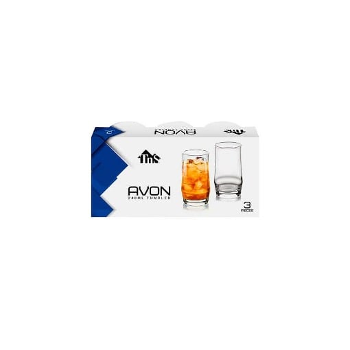 TNS ΠΟΤΗΡΙ ΓΥΑΛΙΝΟ ΝΕΡΟΥ ΔΙΑΦΑΝΟ (3τεμ.) - (AVON) (03-950-3530)