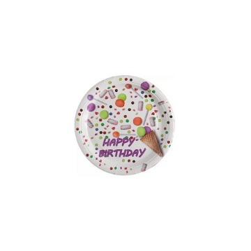 TNS ΧΑΡΤΙΝΑ ΠΙΑΤΑ PARTY - (18cm) (10τεμ.) (07-950-0093)