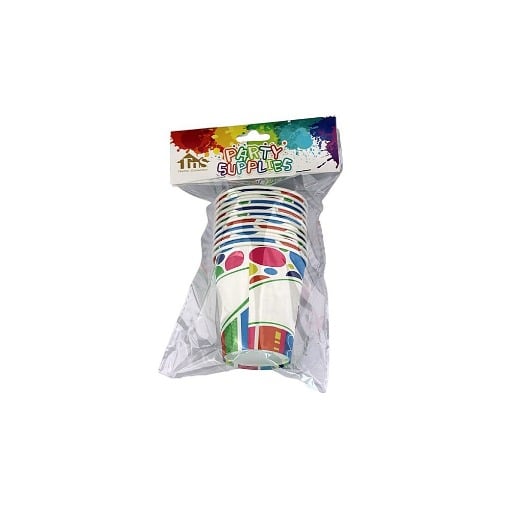 TNS ΧΑΡΤΙΝΑ ΠΟΤΗΡΙΑ PARTY 250ml (10τεμ.) (07-950-0102)