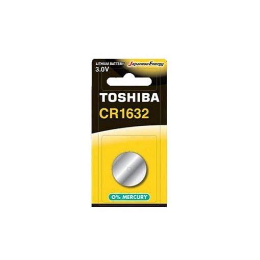 TOSHIBA ΜΠΑΤΑΡΙΑ 3V LITHIUM (1τεμ.) - (CR1632) - (ΜΕ ΦΟΡΟ 0,02€)