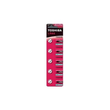 TOSHIBA ΜΠΑΤΑΡΙΑ  (5τεμ.) (LR44) - (ΜΕ ΦΟΡΟ 0,02€)
