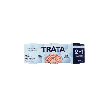 TRATA ΤΟΝΟΣ ΣΕ ΝΕΡΟ 80gr 2+1 ΔΩΡΟ Σ16 