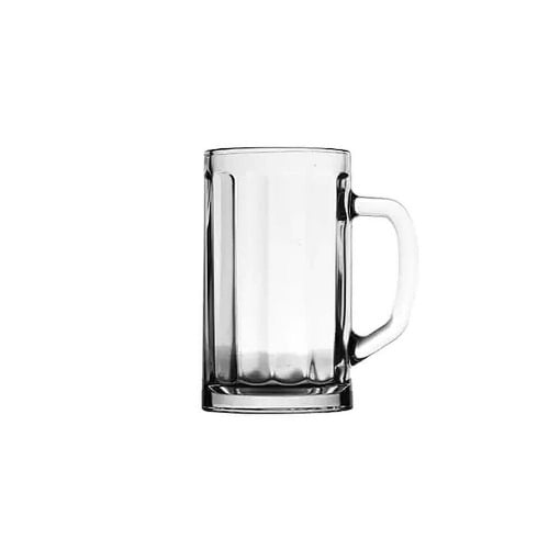 UNIGLASS (50801) ΠΟΤΗΡΙ ΓΥΑΛΙΝΟ ΜΠΥΡΑΣ TANCARD 36cl - (6τεμ.)