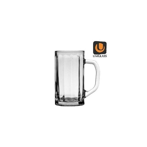 UNIGLASS (50803) ΠΟΤΗΡΙ ΓΥΑΛΙΝΟ ΜΠΥΡΑΣ NICOL 40cl - (6τεμ.)