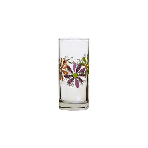UNIGLASS (91206D137) ΠΟΤΗΡΙ ΓΥΑΛΙΝΟ ΝΕΡΟΥ BLOSSOM 27cl - (6τεμ.)