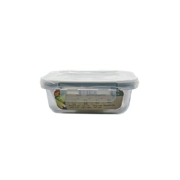 UNISAFE ΦΑΓΗΤΟΔΟΧΕΙΟ ΠΑΡΛ/ΜΟ ΓΥΑΛΙΝΟ ΜΕ ΚΑΠΑΚΙ 1000ml - (58302G)