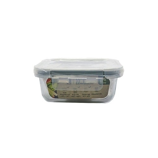 UNISAFE ΦΑΓΗΤΟΔΟΧΕΙΟ ΠΑΡΛ/ΜΟ ΓΥΑΛΙΝΟ ΜΕ ΚΑΠΑΚΙ 2500ml - (58304G)
