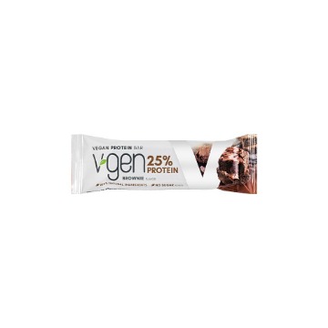 V GEN ΜΠΑΡΑ ΠΡΩΤΕΙΝΗΣ VEGAN 60gr. - (BROWNIE)