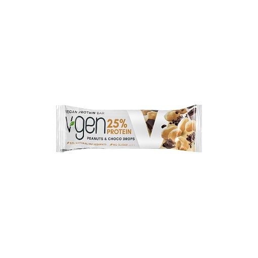 V GEN ΜΠΑΡΑ ΠΡΩΤΕΙΝΗΣ VEGAN 60gr. - (PEANUTS & CHOCO)